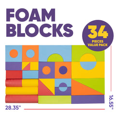 Crafty Happitoys blocks float for easy wet play and splash-safe exploration.