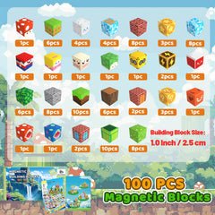 CraftyNest magnetic tiles for budding builders supporting spatial thinking.