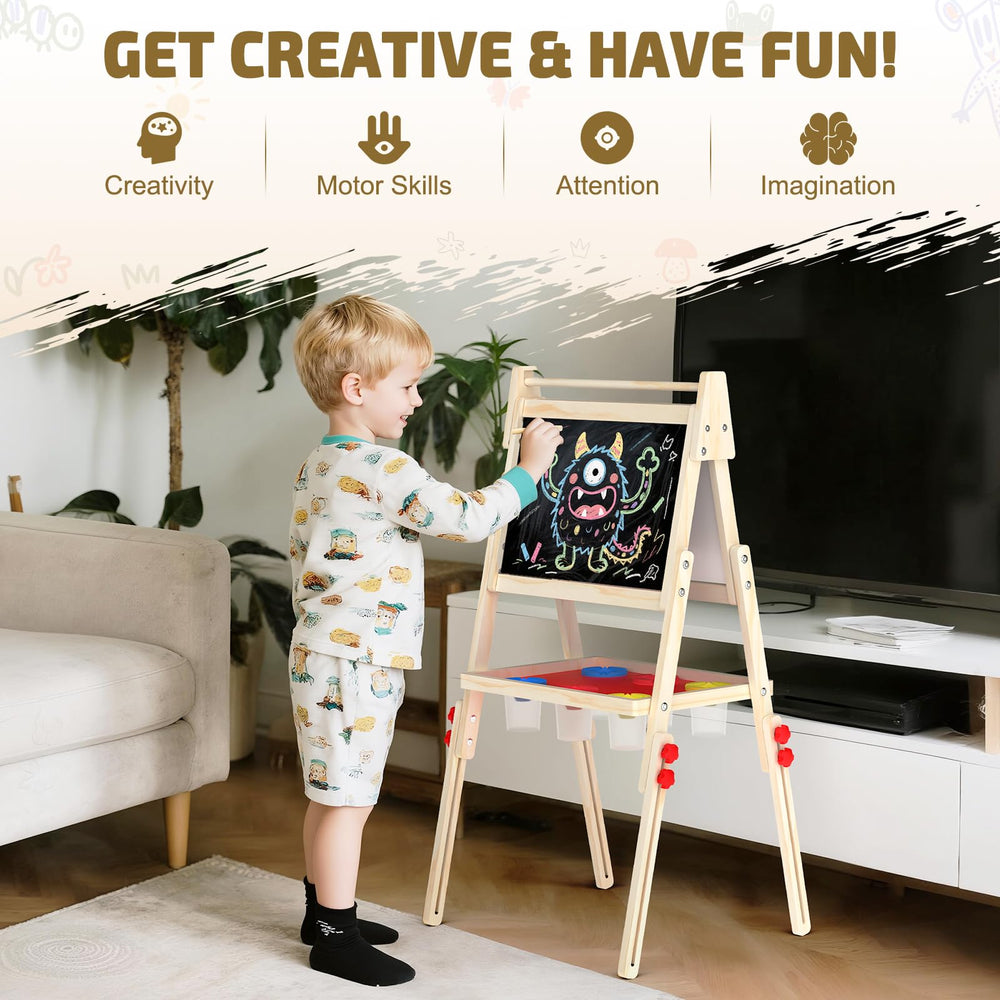 Cravenook paper roll holder adds storytelling drawings and quick display.