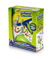 Crayola Air Marker Sprayer with stencils included for themed designs.