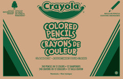 Crayola Classpack 240ct pencils in an organized storage box for quick color access.