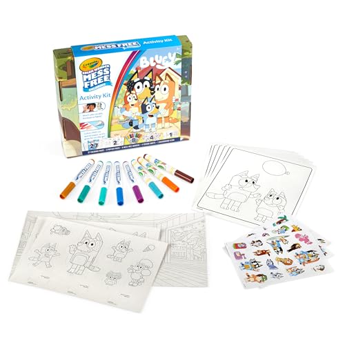 Bluey color pages for Color Wonder on-the-go creativity