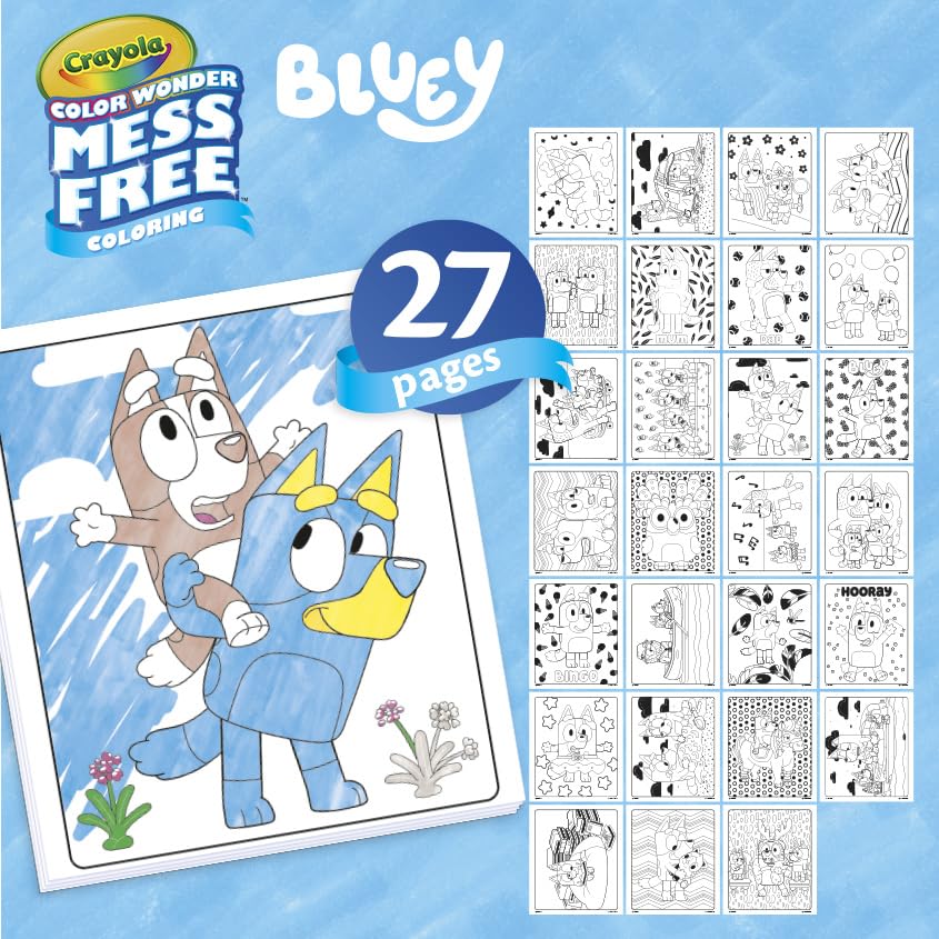 Die-cut Bluey character cutouts for storytelling
