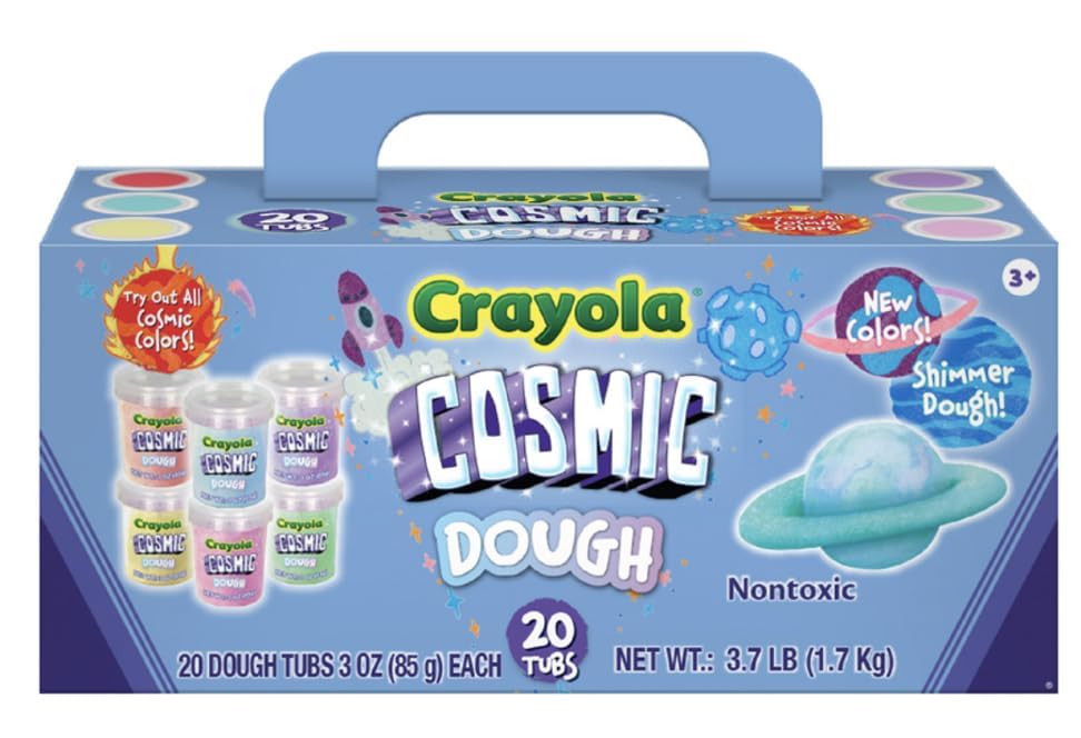 Crayola Cosmic Dough glittery pastels spark classroom creativity and collaboration