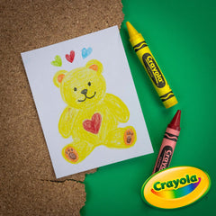 Crayola So Big crayons with non-toxic safety label for kids.