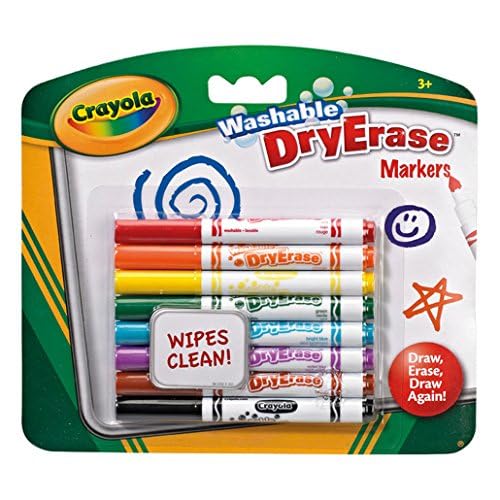Crayola Dry Erase Marker with low-odor formula for comfortable use.