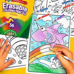 Crayola Erasable Pencils 36ct kid-friendly non-toxic design for learning.