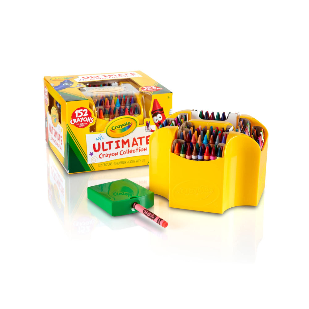 Glitter and metallic Crayola crayons add sparkle to projects.