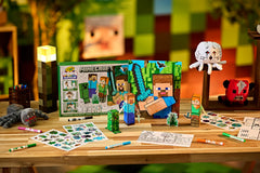 Crayola Minecraft POPs diorama setup — guides kids to create immersive scenes.