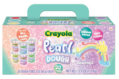 Crayola Pearl Dough 20pk bag with dough for classroom crafts and party favors.