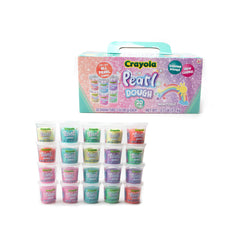 Crayola Pearl Dough 20pk pearl pastel colors spark imaginative play.