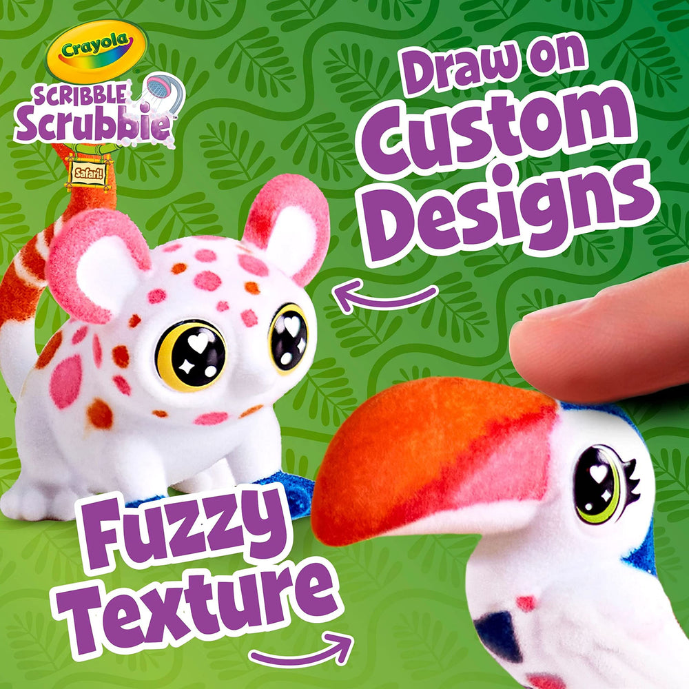 Crayola Scribble Scrubbie markers deliver bold color that washes away for reuse.