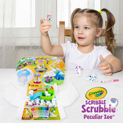 Crayola Scribble Scrubbie Peculiar Zoo expansion pack teaser for new characters.