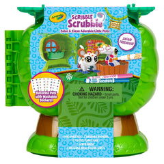 Crayola Scribble Scrubbie Safari Pets ready for colorful, washable marker fun.