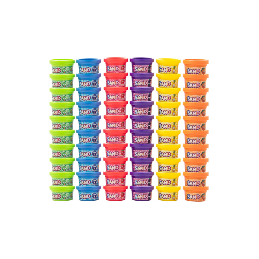 Crayola Silly Scents green green apple sand tub promotes tactile focus and hands-on learning.