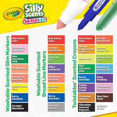 Crayola Silly Scents coloring pages inviting imaginative play and practice.