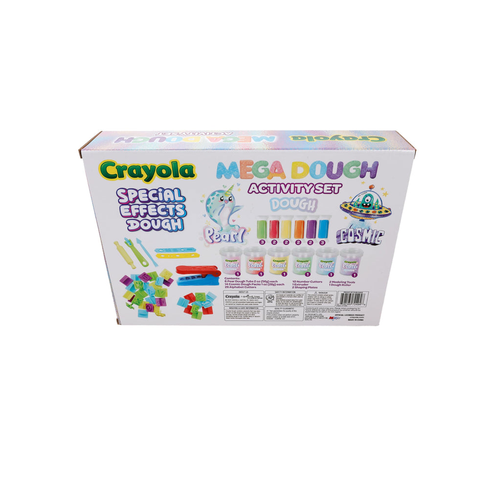Crayola Silly Scents Mega Dough number cutters for hands-on counting.