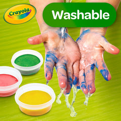 Crayola Spill Proof Paint Set features 40 educational activity pages
