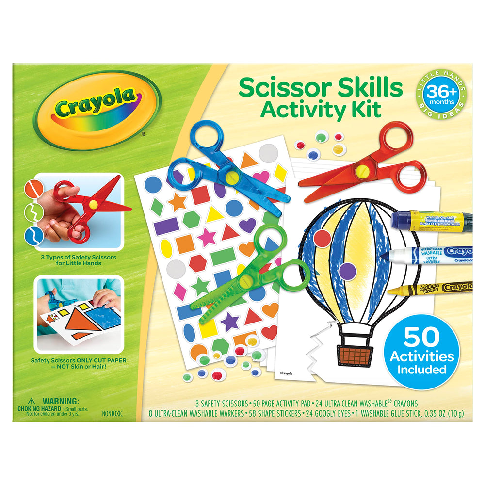Crayola washable crayons provide vibrant color for art adventures