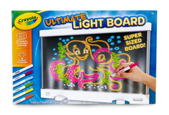 Light effects and removable tracing panel enable guided drawing on Crayola LED board