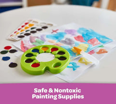 Crayola Watercolor Pop cleaning sponge used to rinse between colors.