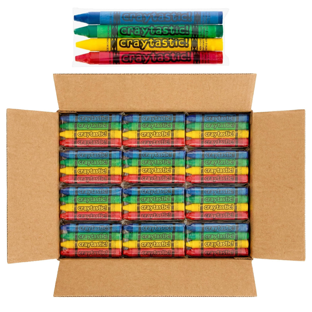 Craytastic 300 crayons case for easy classroom storage and bulk budgeting.