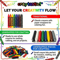 Craytastic classroom use — durable crayons for daily learning and drawing.