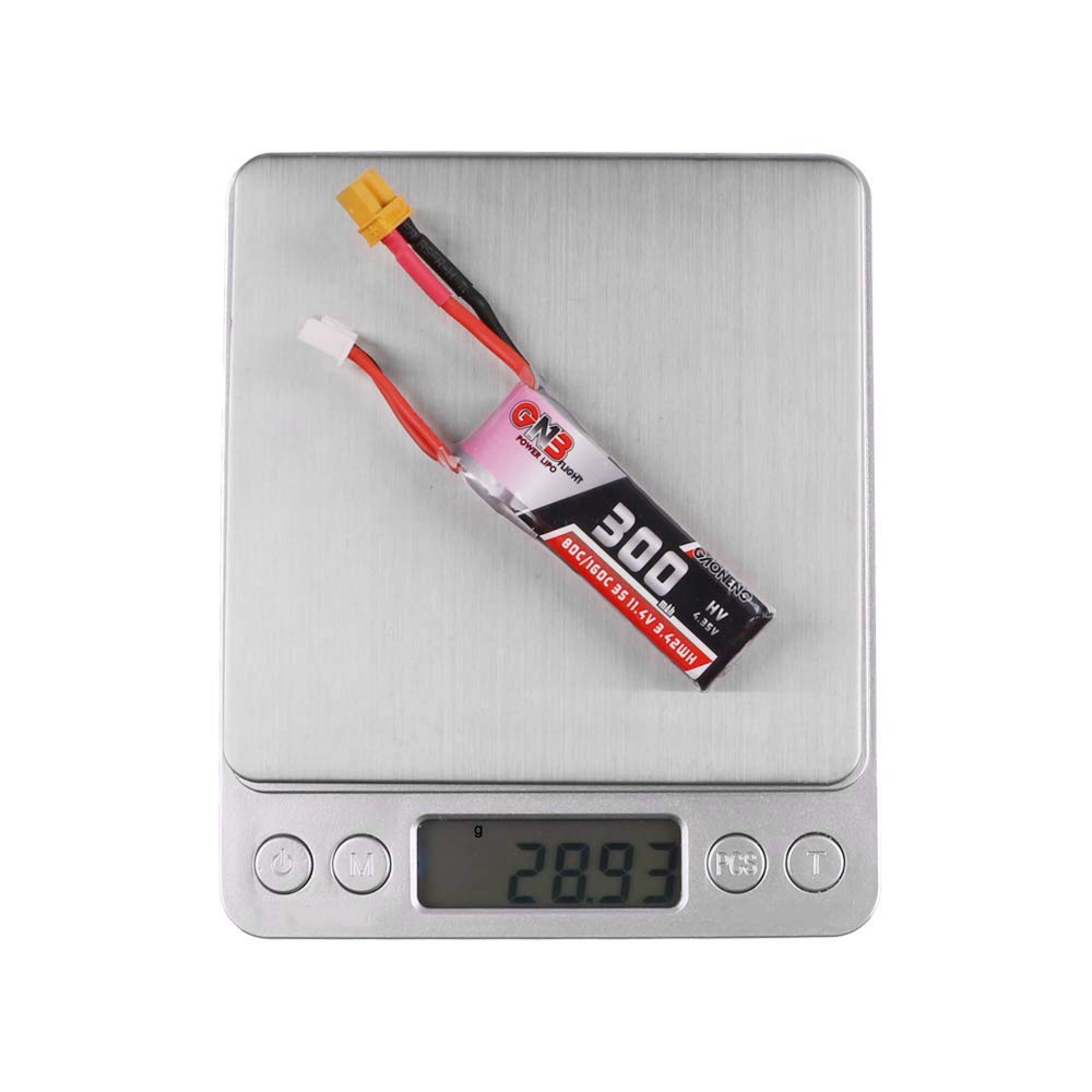 Two-pack Crazepony GAONENG 300mAh LiPo batteries for quick swaps