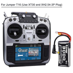 Crazepony XT30 and DC5.5 plug for reliable connections.