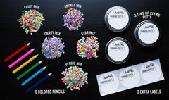 Colored pencils included in Crazy Aaron's Hide Inside Mix by Me Kit for sketching ideas.