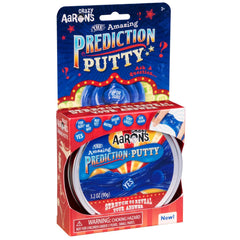 Crazy Aaron's blue putty stretches for flexible play.