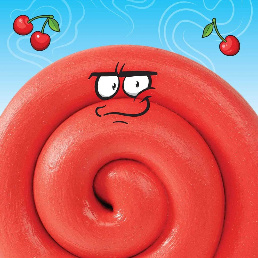 Close-up of Crisp Apple putty texture for tactile exploration by Crazy Aaron's
