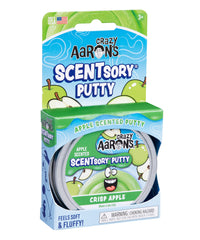 Close-up of Very Cherry putty texture for fragrant play by Crazy Aaron's