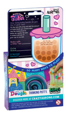 Made in USA Crazy Aaron's Thinking Putty Brown Sugar Boba, ideal for kids 3+.