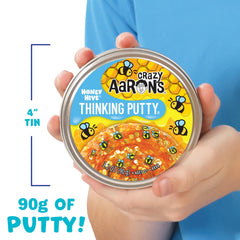 Crazy Aaron's Honey Hive close-up texture highlights smooth translucence and sensory squish.