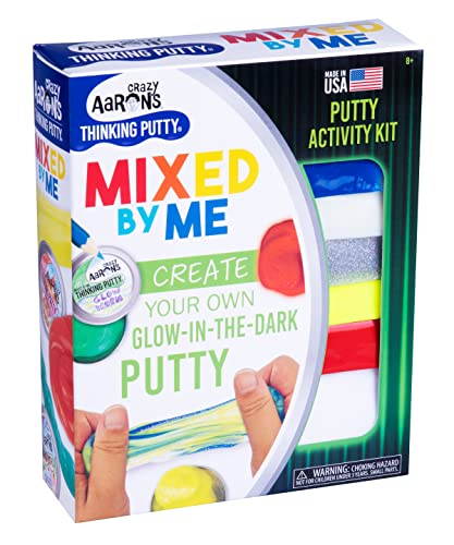 Crazy Aaron's Thinking Putty Sparkle shows shimmering effects for creative fun.