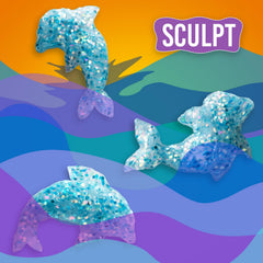Crazy Aaron's Thinking Putty tearable and sculptable for versatile tactile sessions.