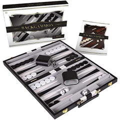 Crazy Games Premium 18-Inch backgammon board for home play