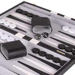 Crazy Games travel backgammon set folded for portable entertainment on trips
