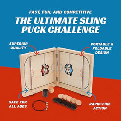 Crazy Games Wood frame with smooth finish and rounded edges for safe play.