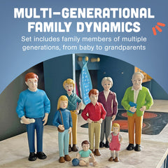 Cre8tive Minds Marvel Education Caucasian family father figure promotes sharing play.