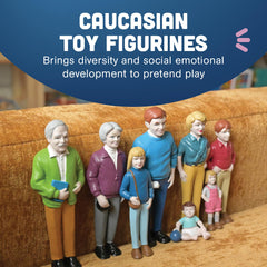 Cre8tive Minds Marvel Education Caucasian family mother figure enhances family role-play.