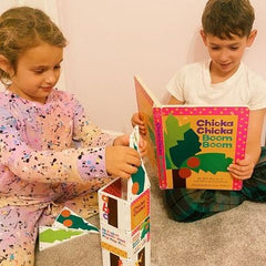 CreateOn Chicka Chicka Boom Boom STEM learning through play promotes sequence skills.