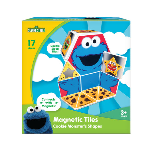 CreateOn Cookie Monster Shapes hex tile for colorful STEM building play.
