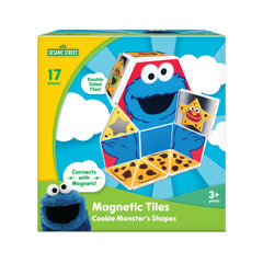 CreateOn Cookie Monster Shapes hex tile for colorful STEM building play.