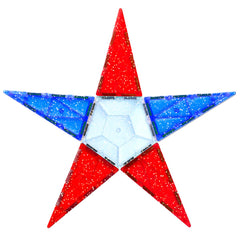 CreateOn Crayola tiles used to build castle and rocket shapes for imaginative play