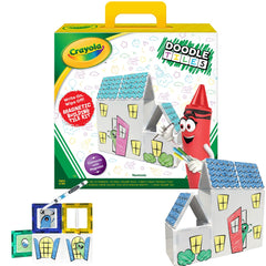 CreateOn Crayola Doodle Tiles hero: colorful magnetic tiles spark hands-on creativity.