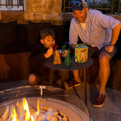 CreateOn Crayola Holiday Glitter Tiles character connectors encourage unique play ideas.