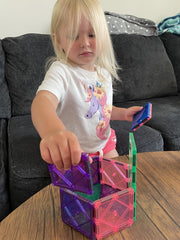 CreateOn Crayola magnetic tiles travel-friendly, mess-free fun for on-the-go families.