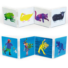 CreateOn magnetic tiles color-name exploration supports early learning and sequencing